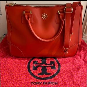 Tory Burch: Robinson Large Satchel Shoulder Bag